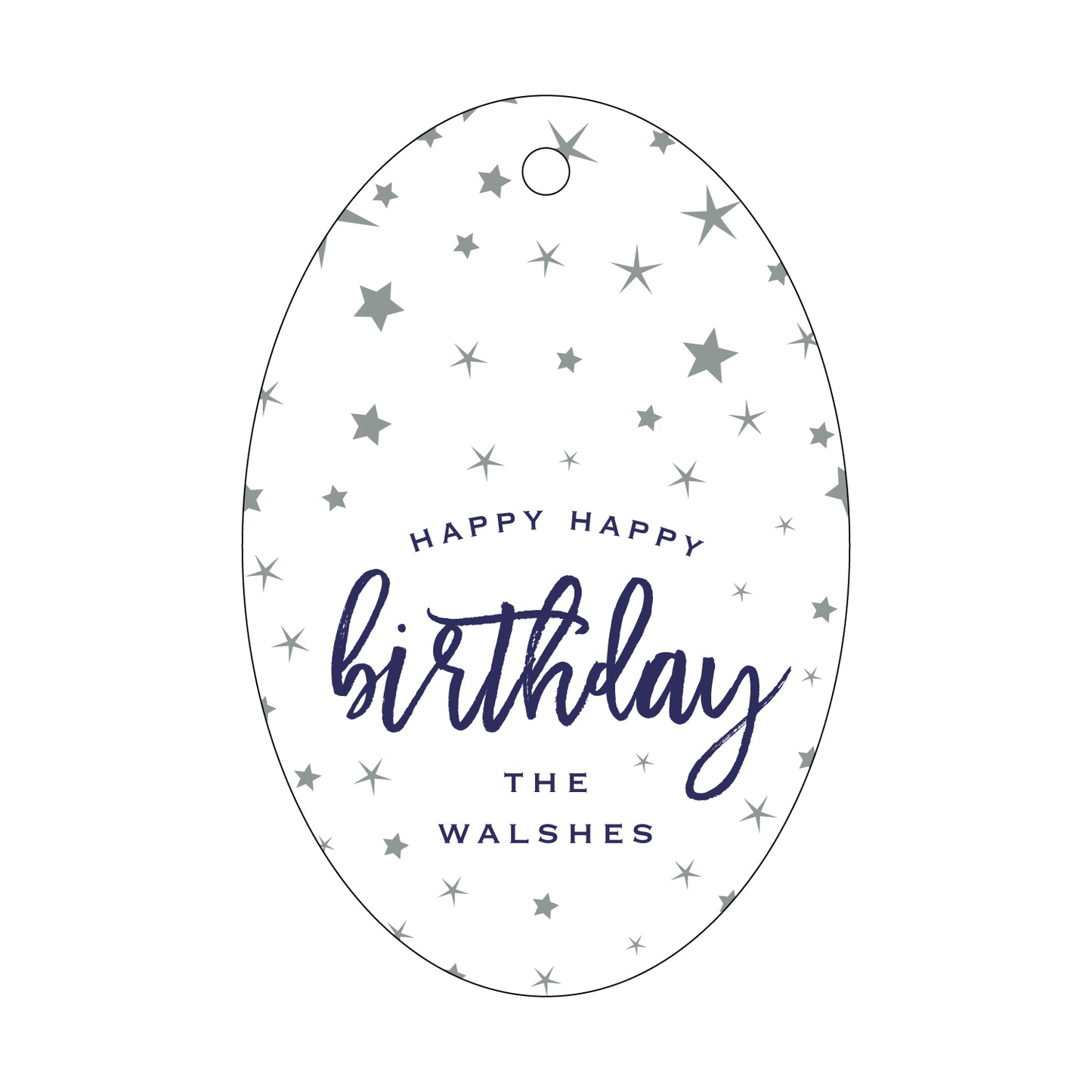 Personalized Gift Tag - T216