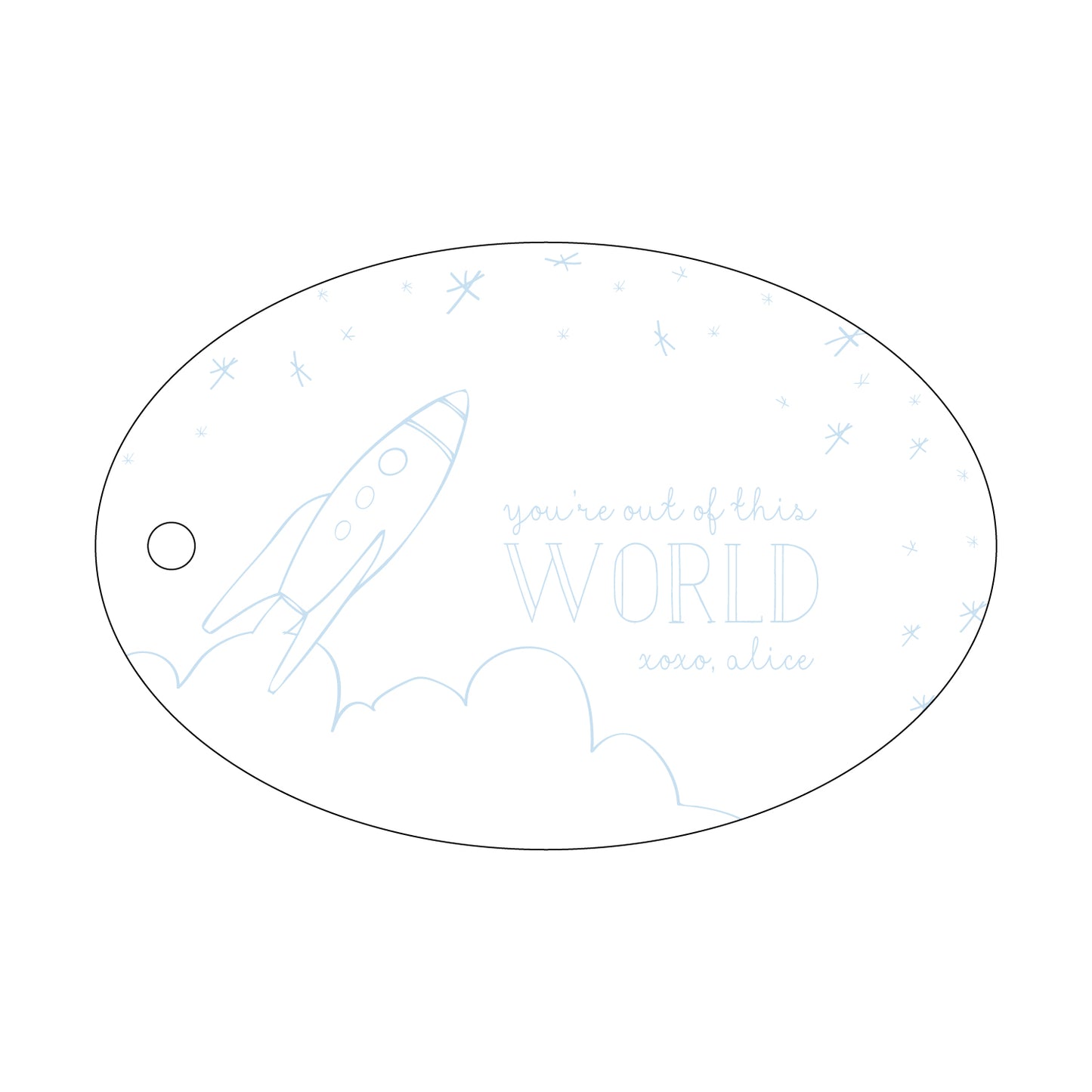 Personalized Gift Tag - T217