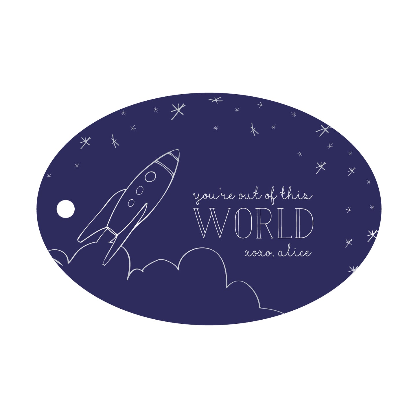 Personalized Gift Tag - T217