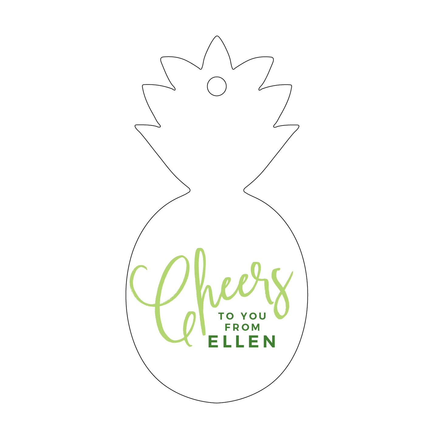 Personalized Gift Tag - T218