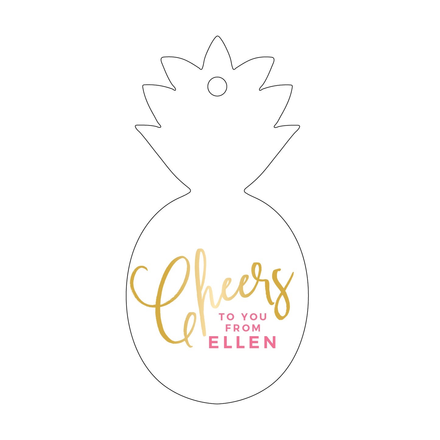 Personalized Gift Tag - T218