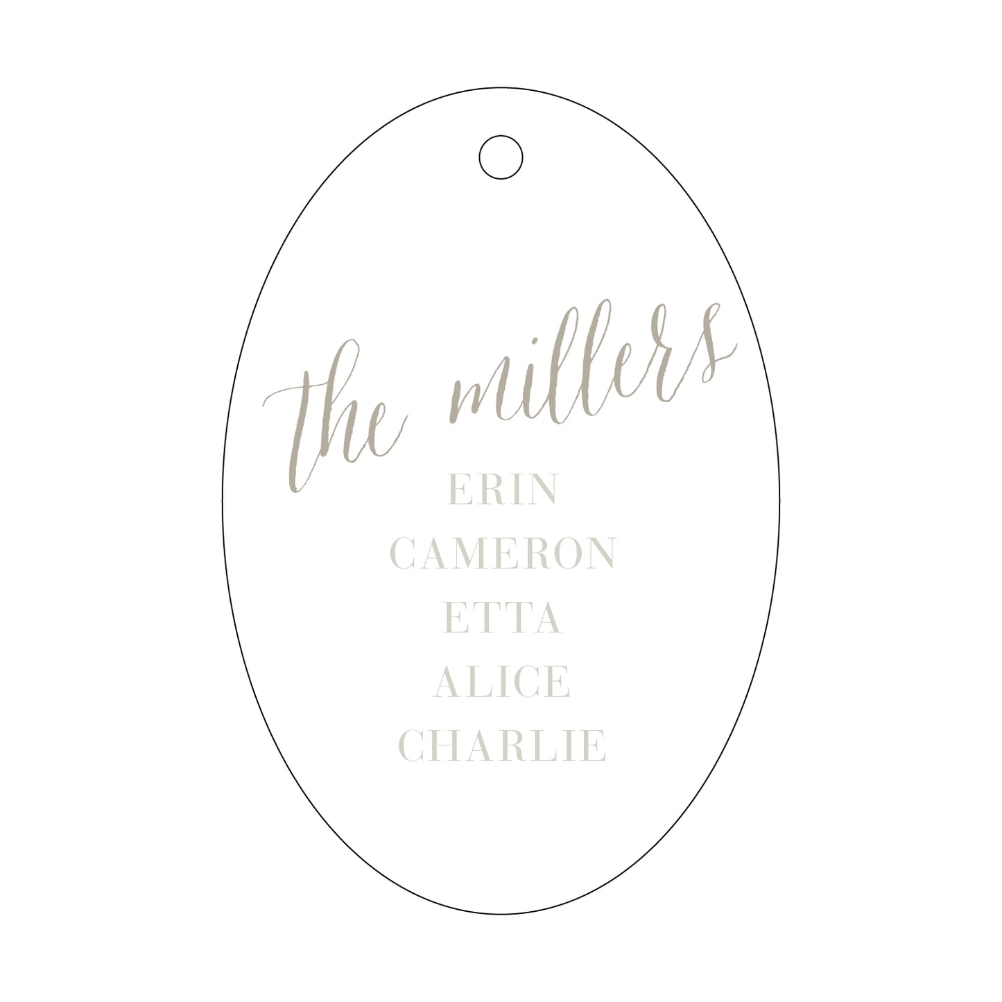 Personalized Gift Tag - T21