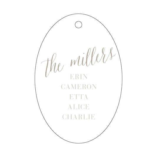 Personalized Gift Tag - T21