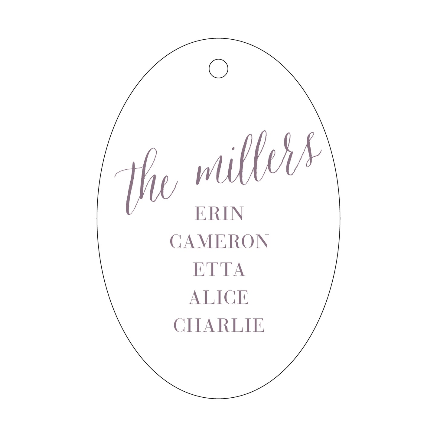 Personalized Gift Tag - T21