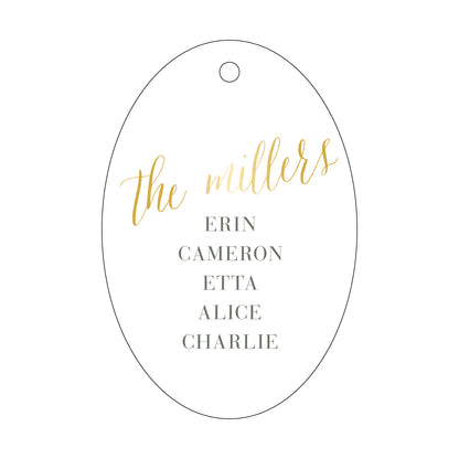 Personalized Gift Tag - T21