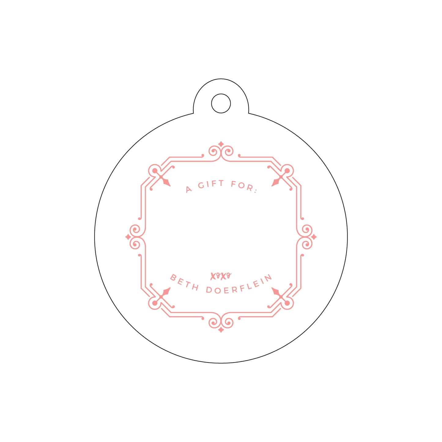 Personalized Gift Tag - T224