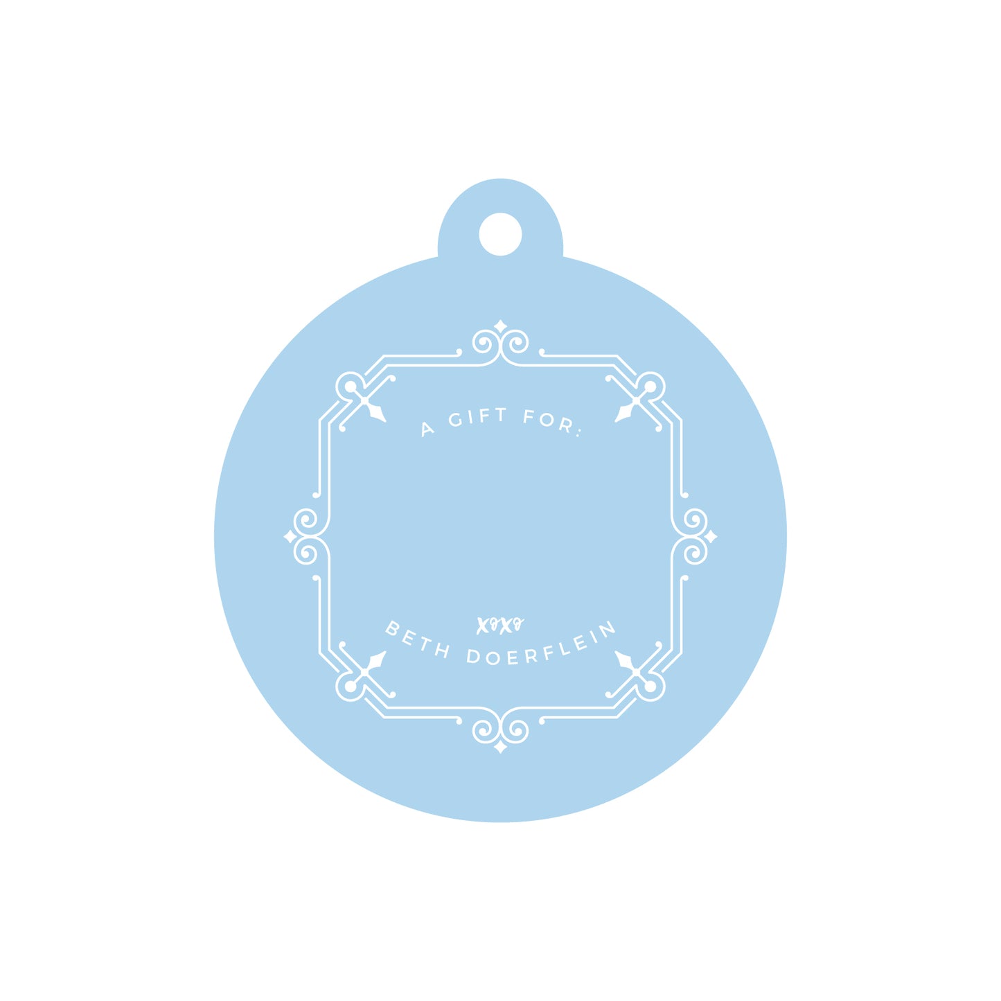 Personalized Gift Tag - T224