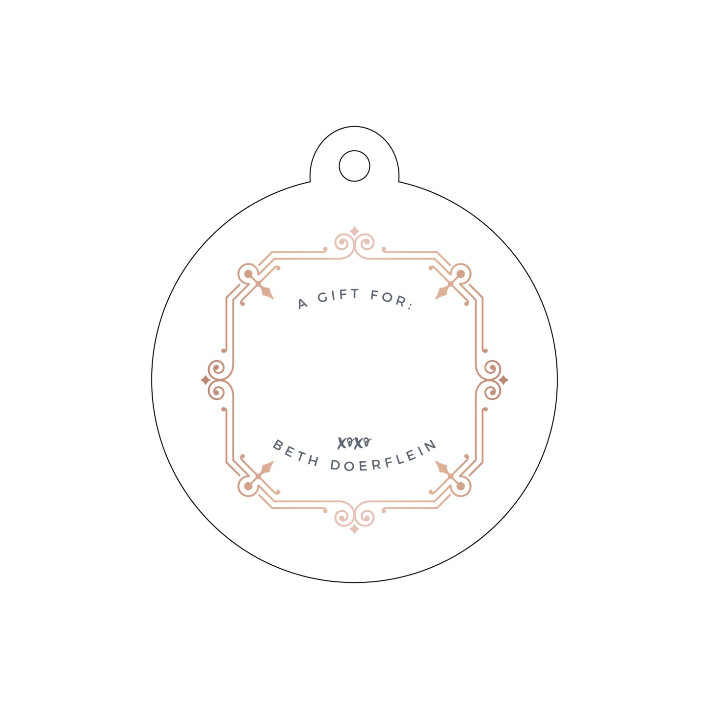 Personalized Gift Tag - T224