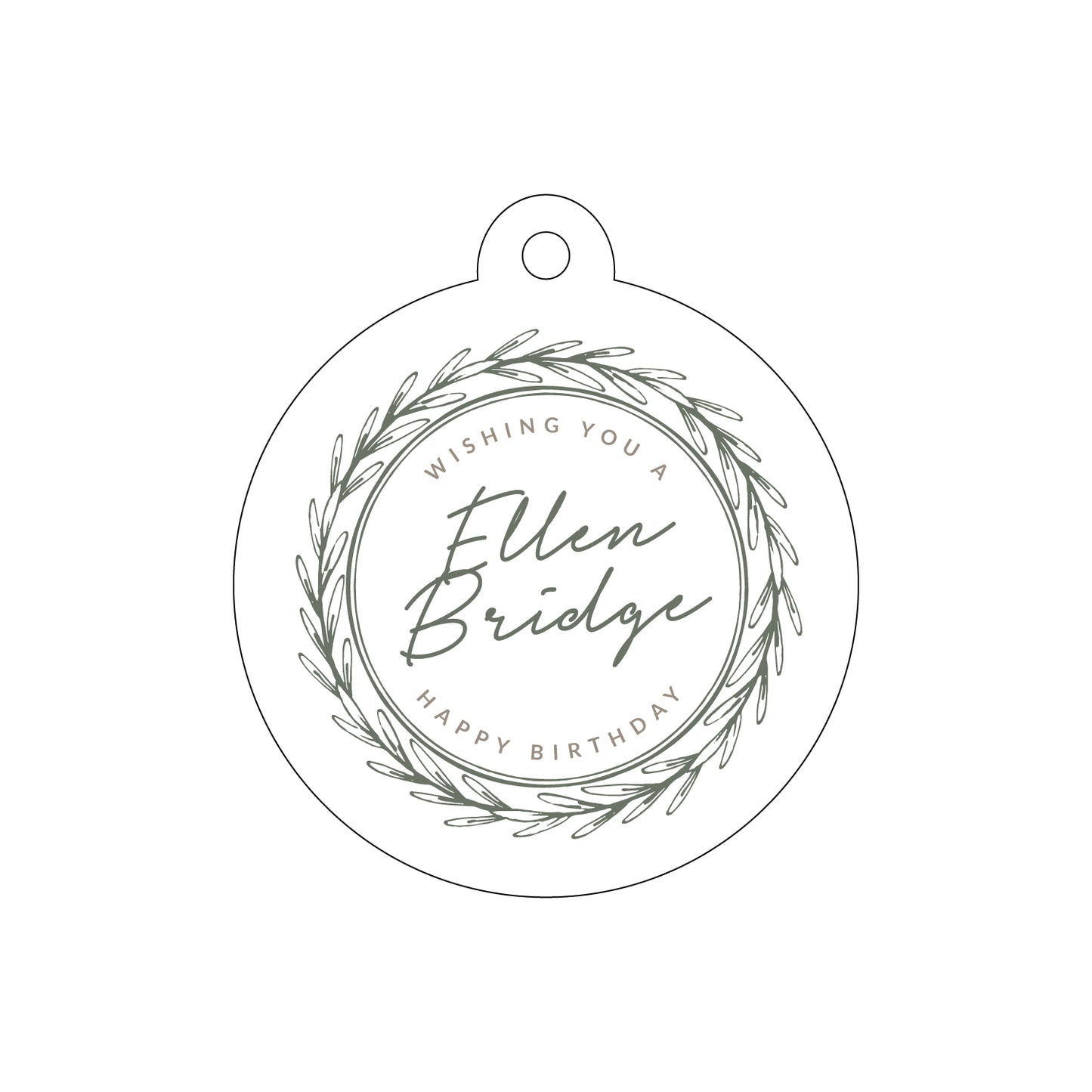 Personalized Gift Tag - T226