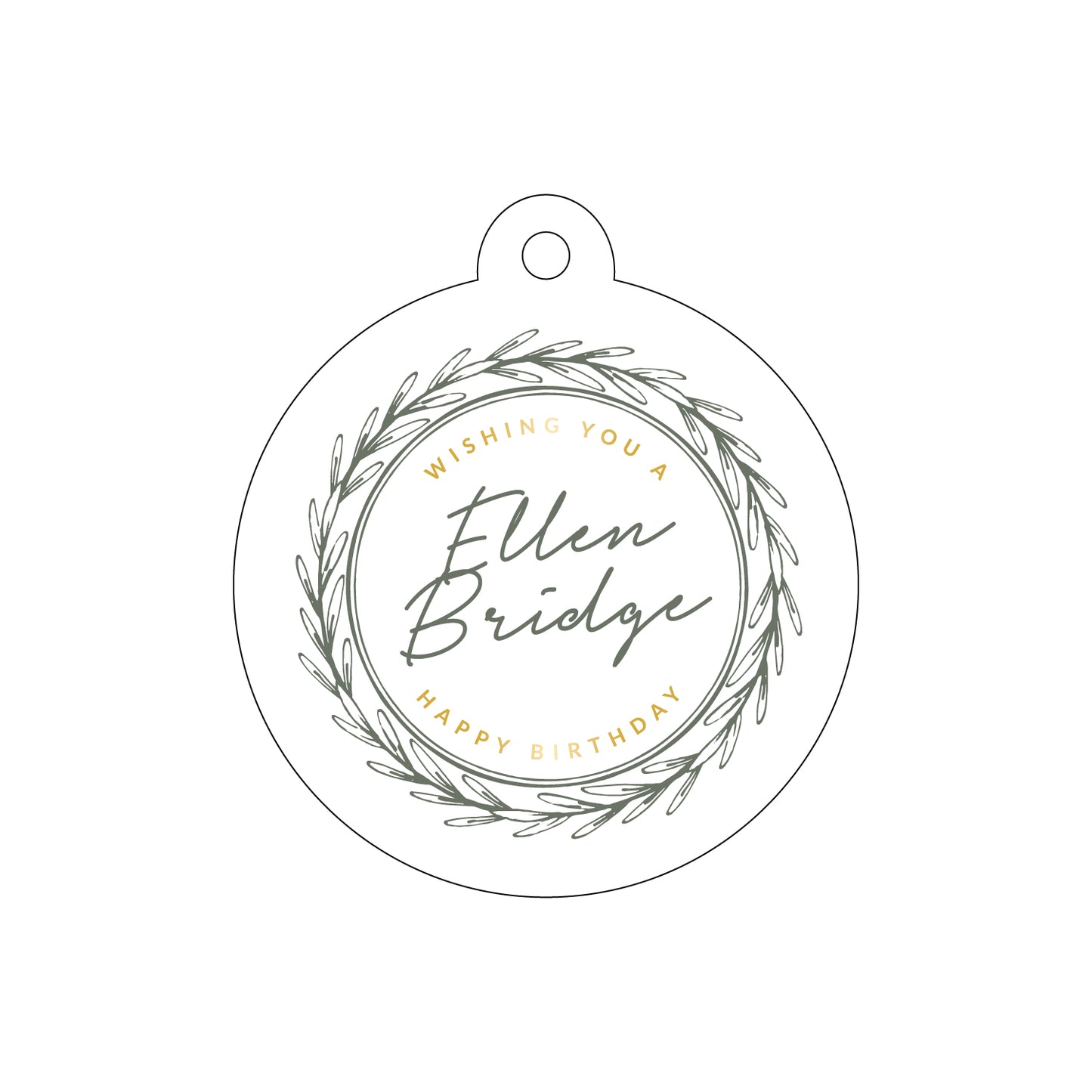 Personalized Gift Tag - T226