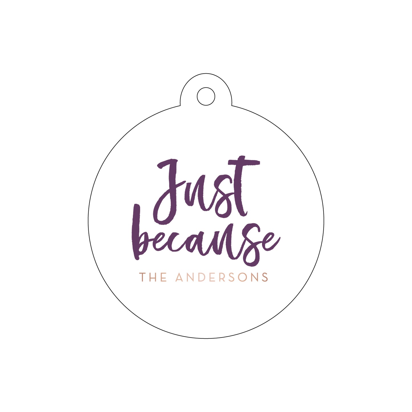 Personalized Gift Tag - T227