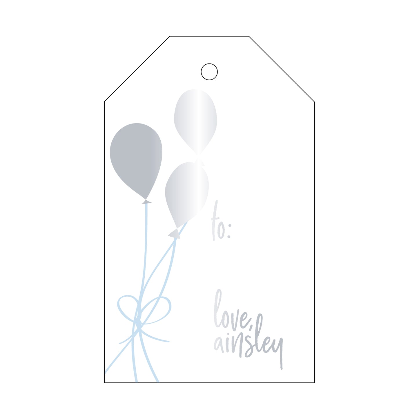 Personalized Gift Tag - T229