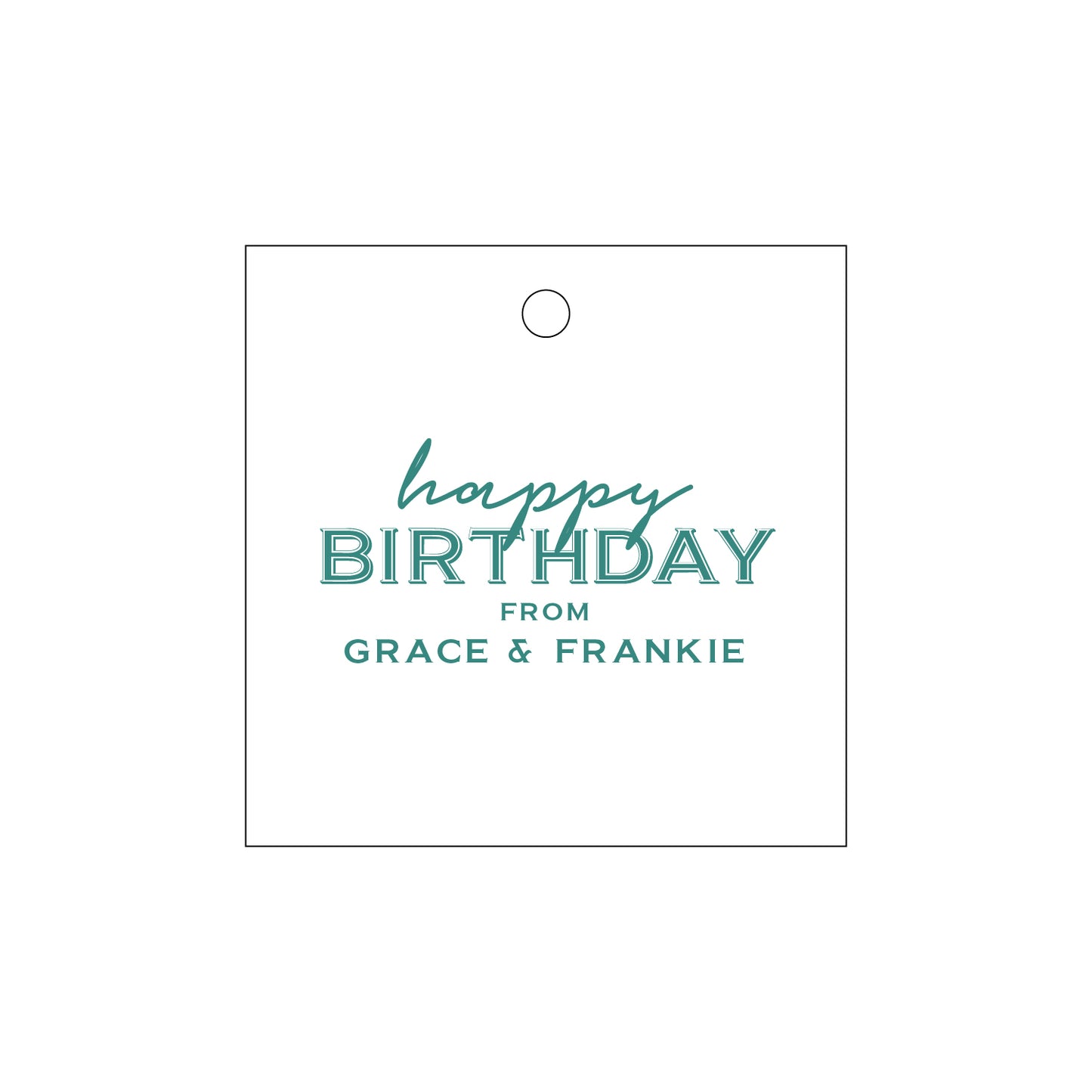 Personalized Gift Tag - T233