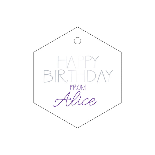 Personalized Gift Tag - T240