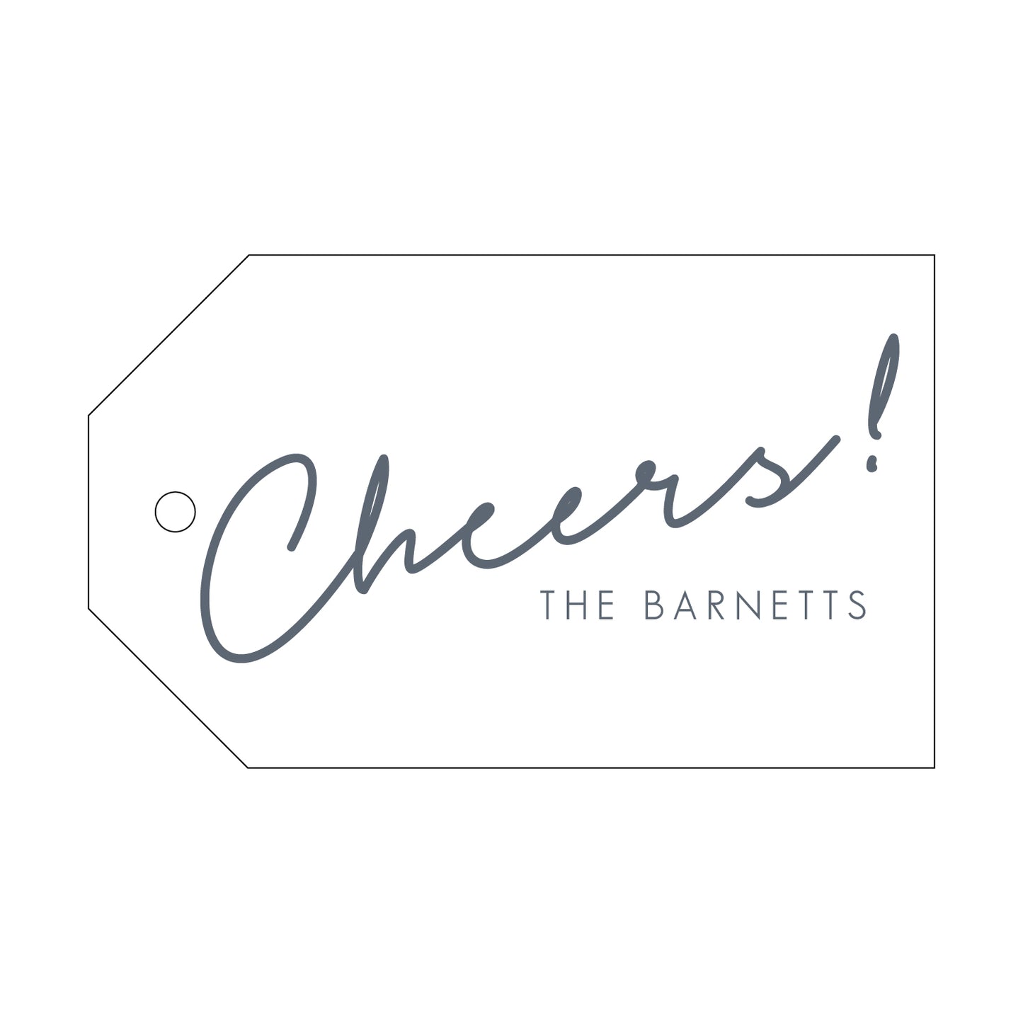 Personalized Gift Tag - T243