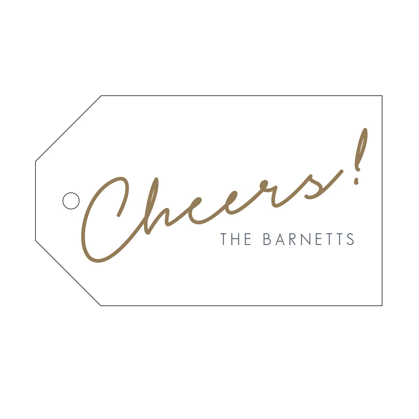 Personalized Gift Tag - T243