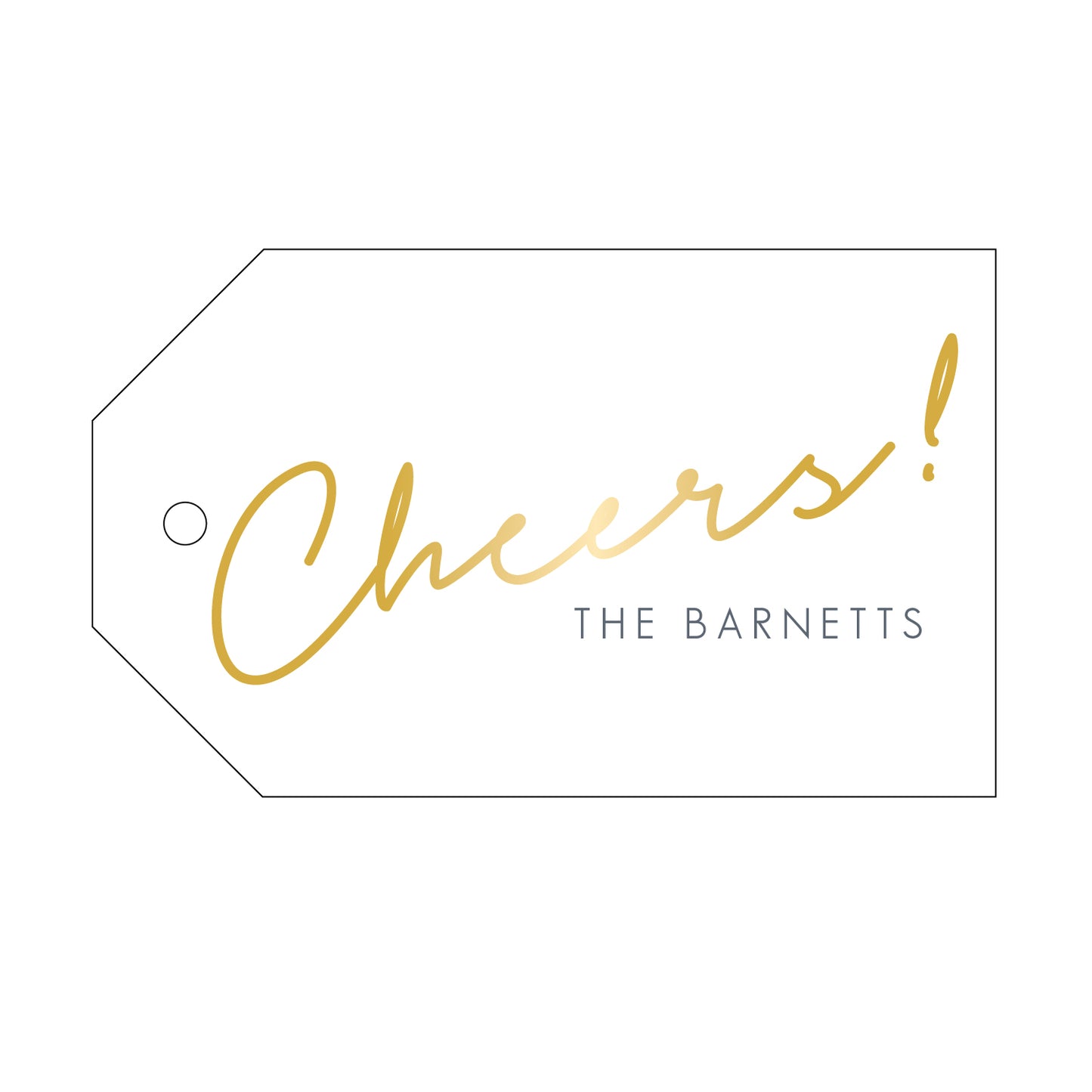 Personalized Gift Tag - T243