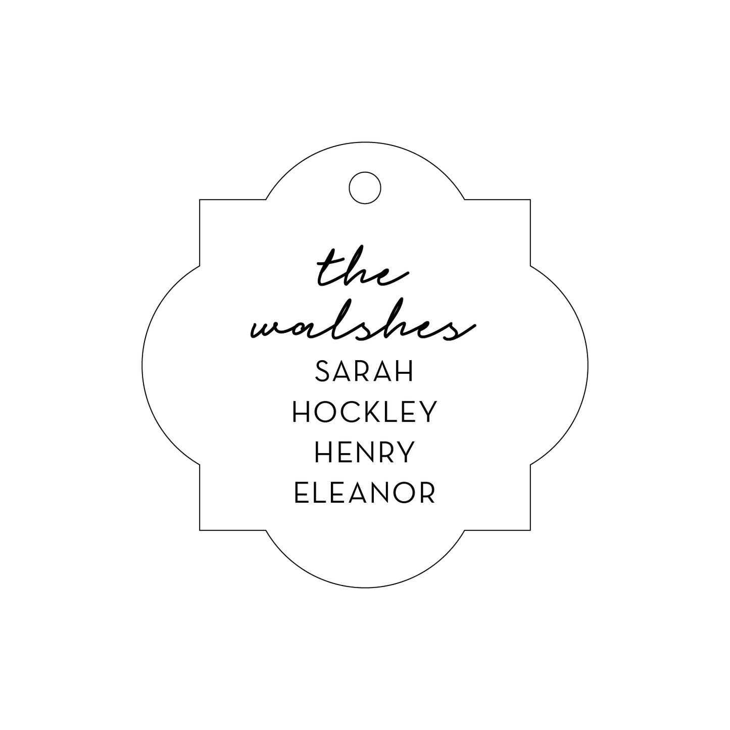 Personalized Gift Tag - T246