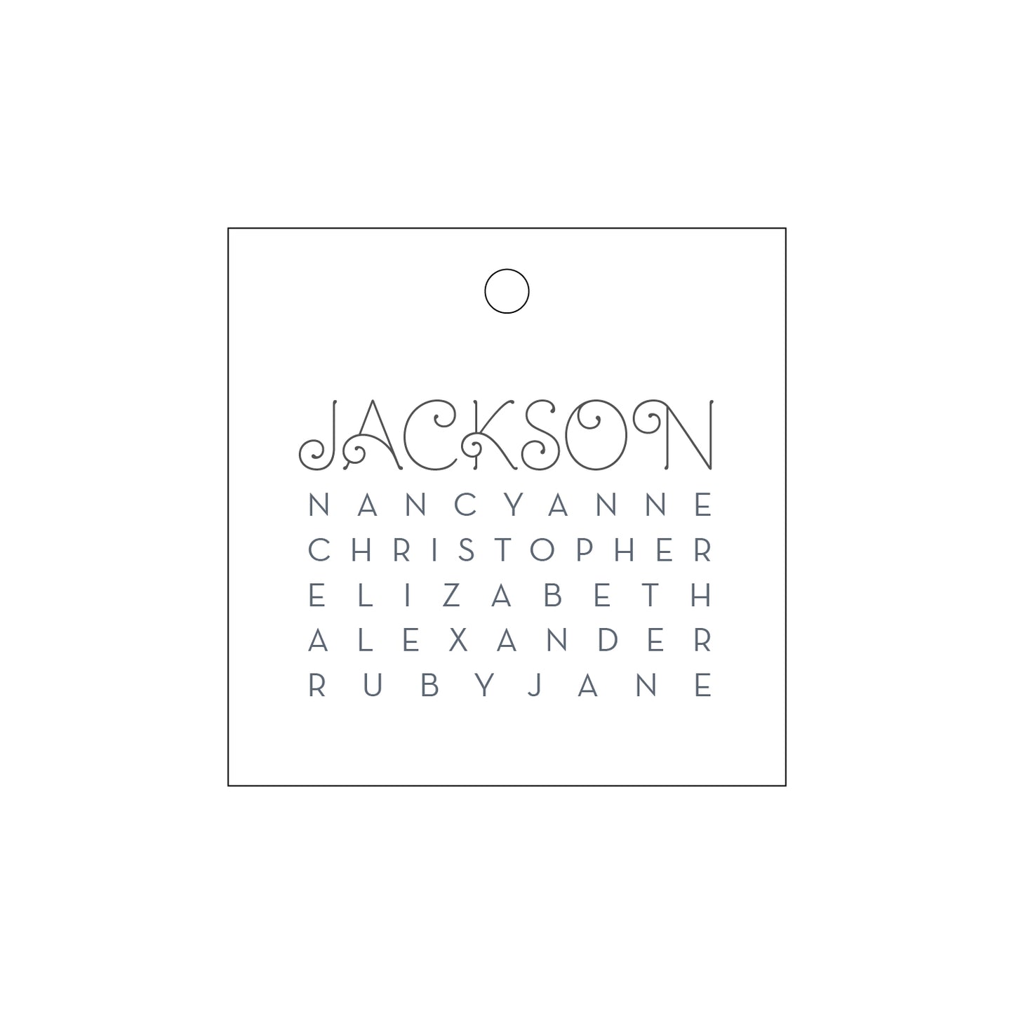 Personalized Gift Tag - T248