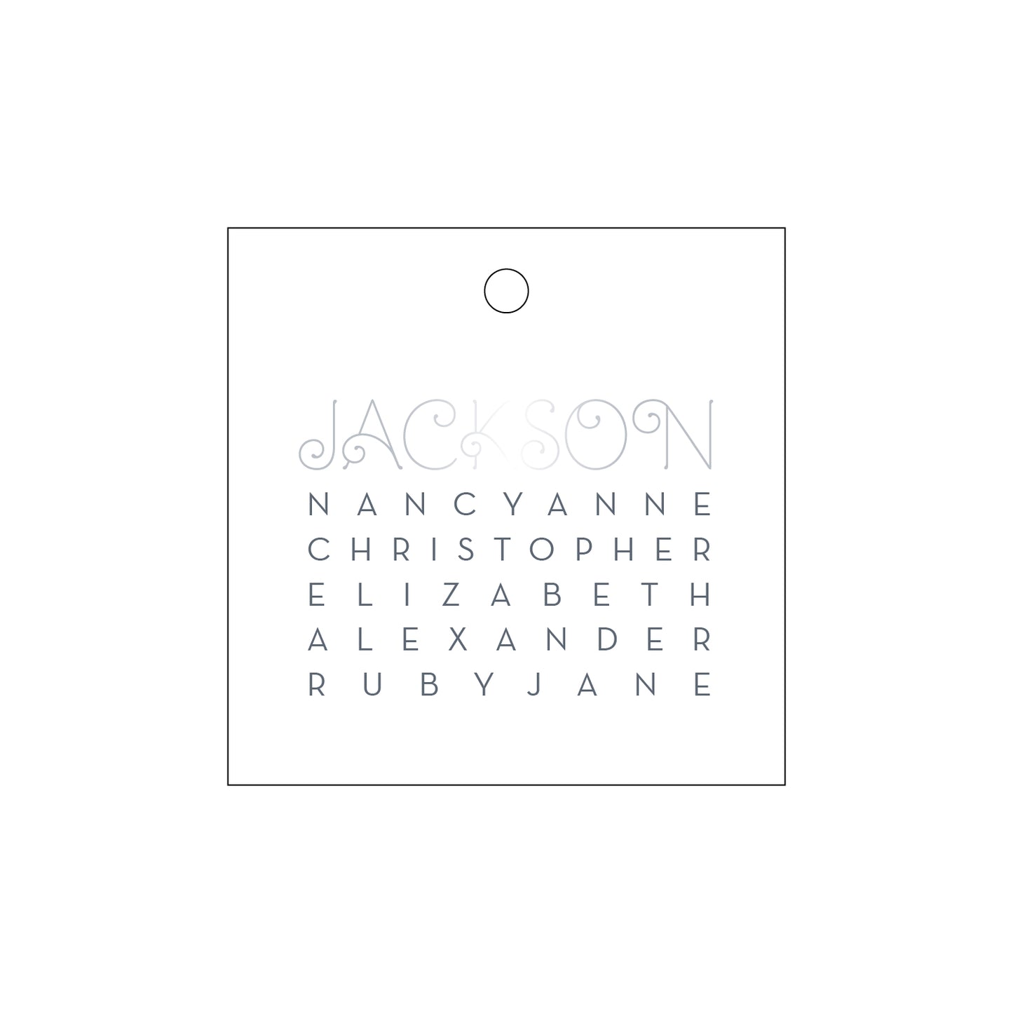 Personalized Gift Tag - T248