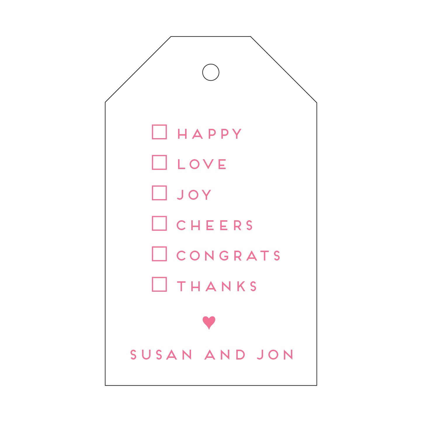 Personalized Gift Tag - T250