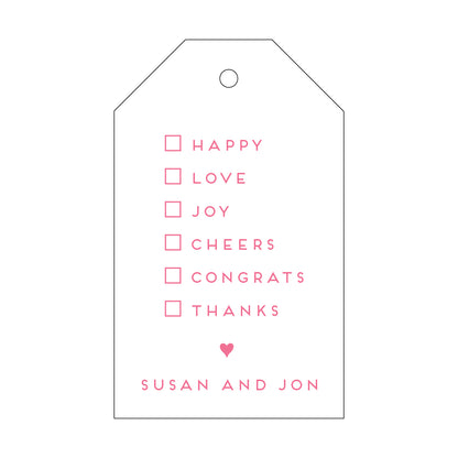 Personalized Gift Tag - T250