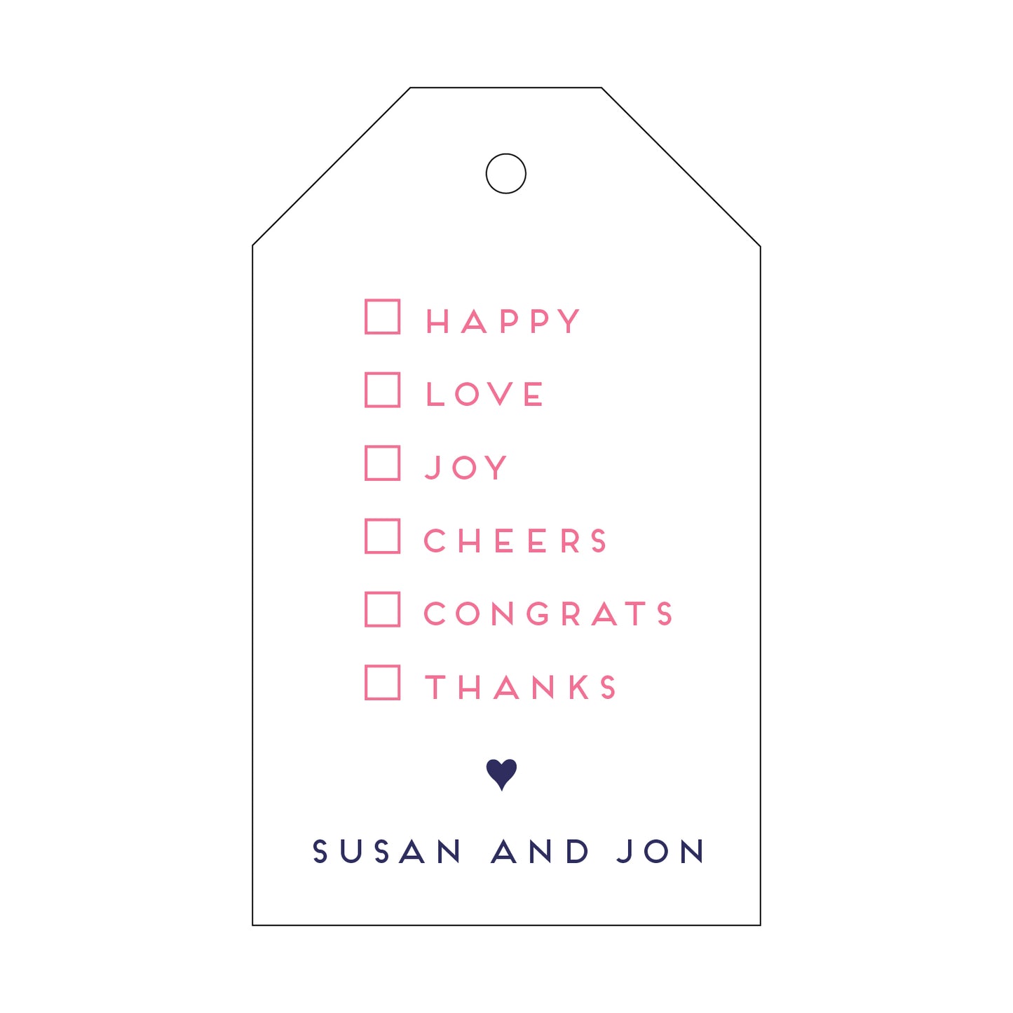 Personalized Gift Tag - T250
