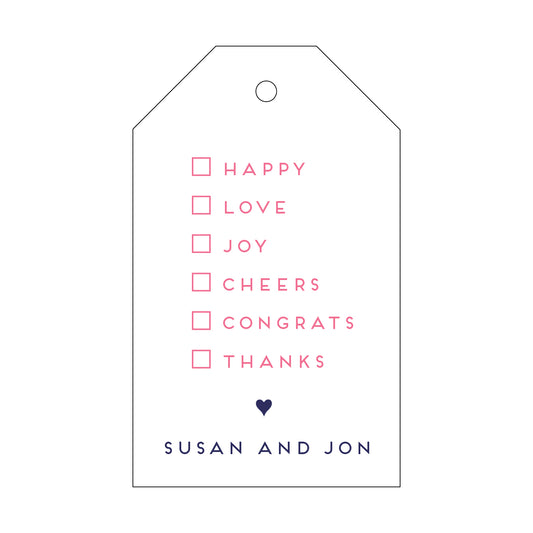 Personalized Gift Tag - T250