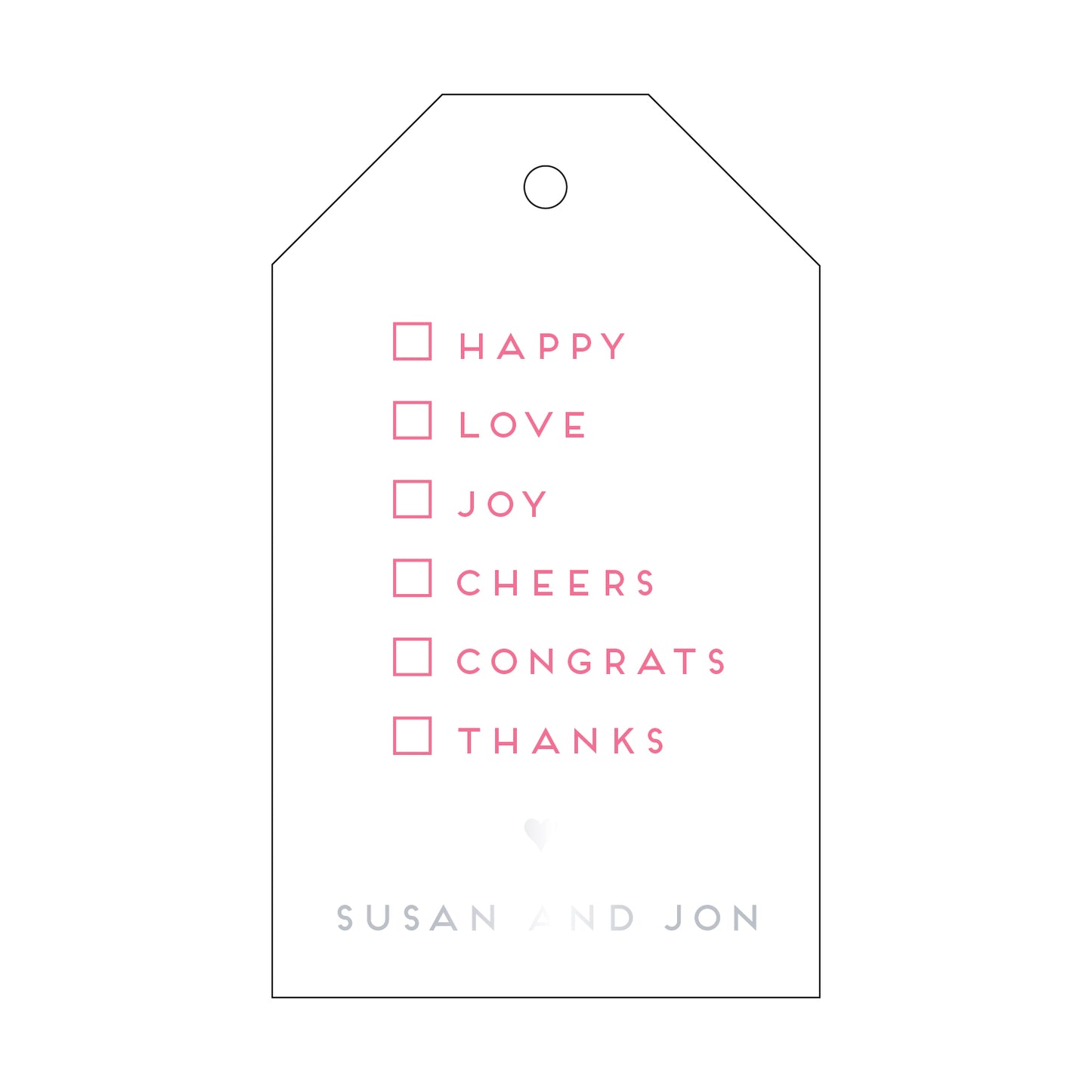 Personalized Gift Tag - T250