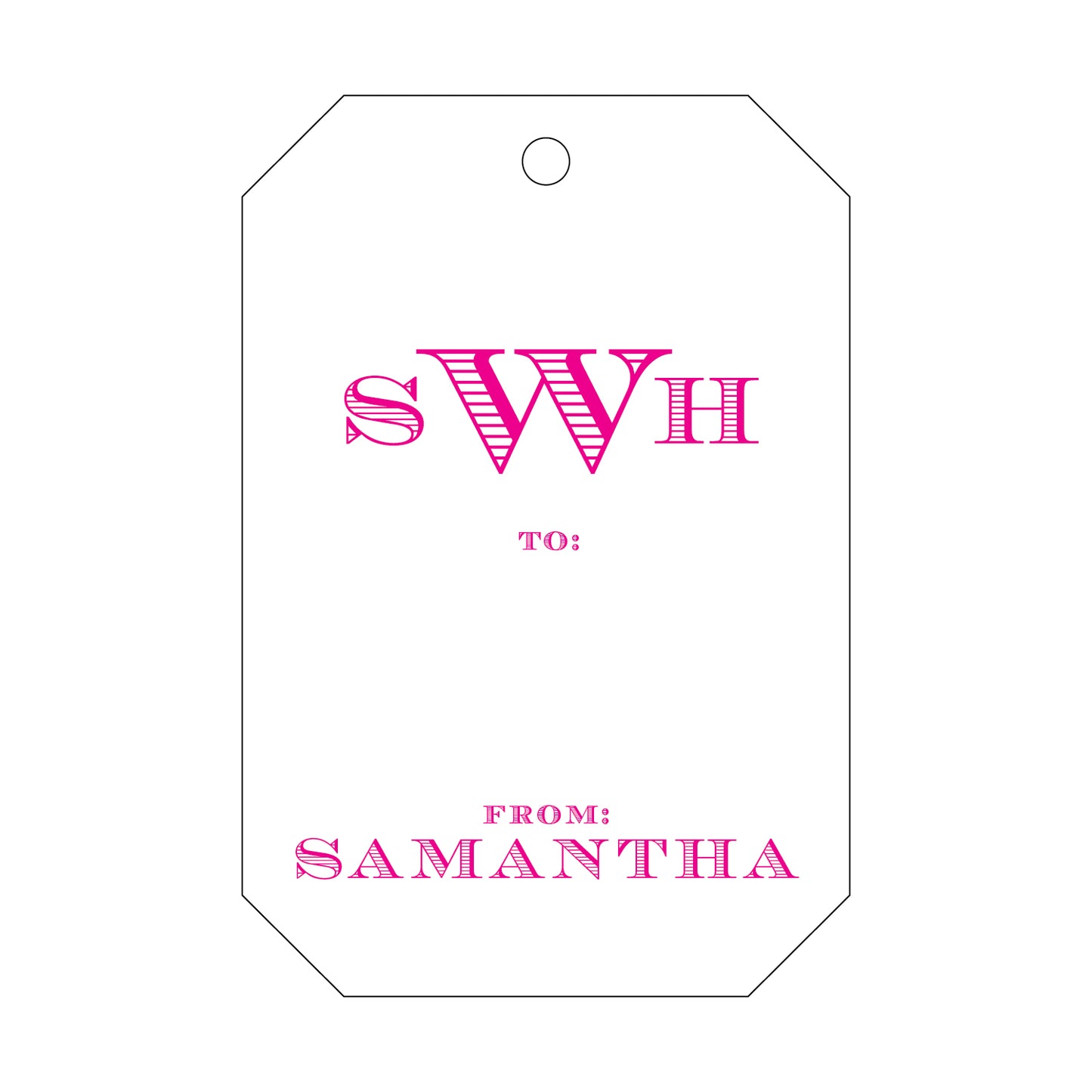 Personalized Gift Tag - T253
