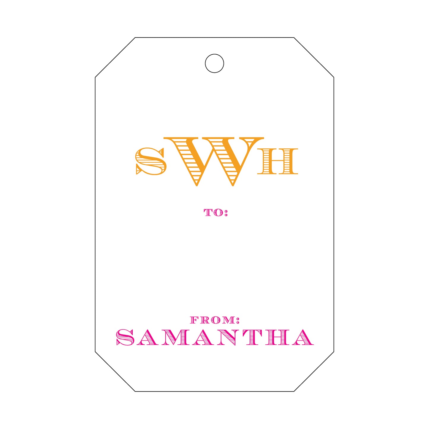 Personalized Gift Tag - T253