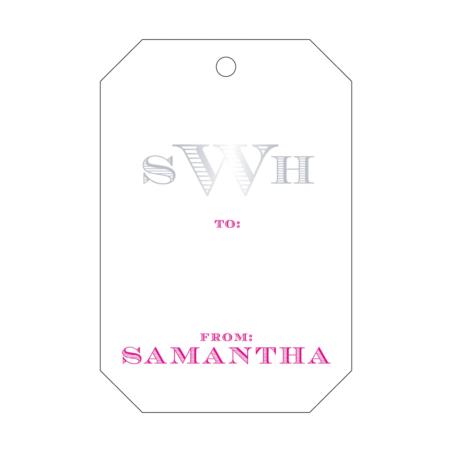 Personalized Gift Tag - T253