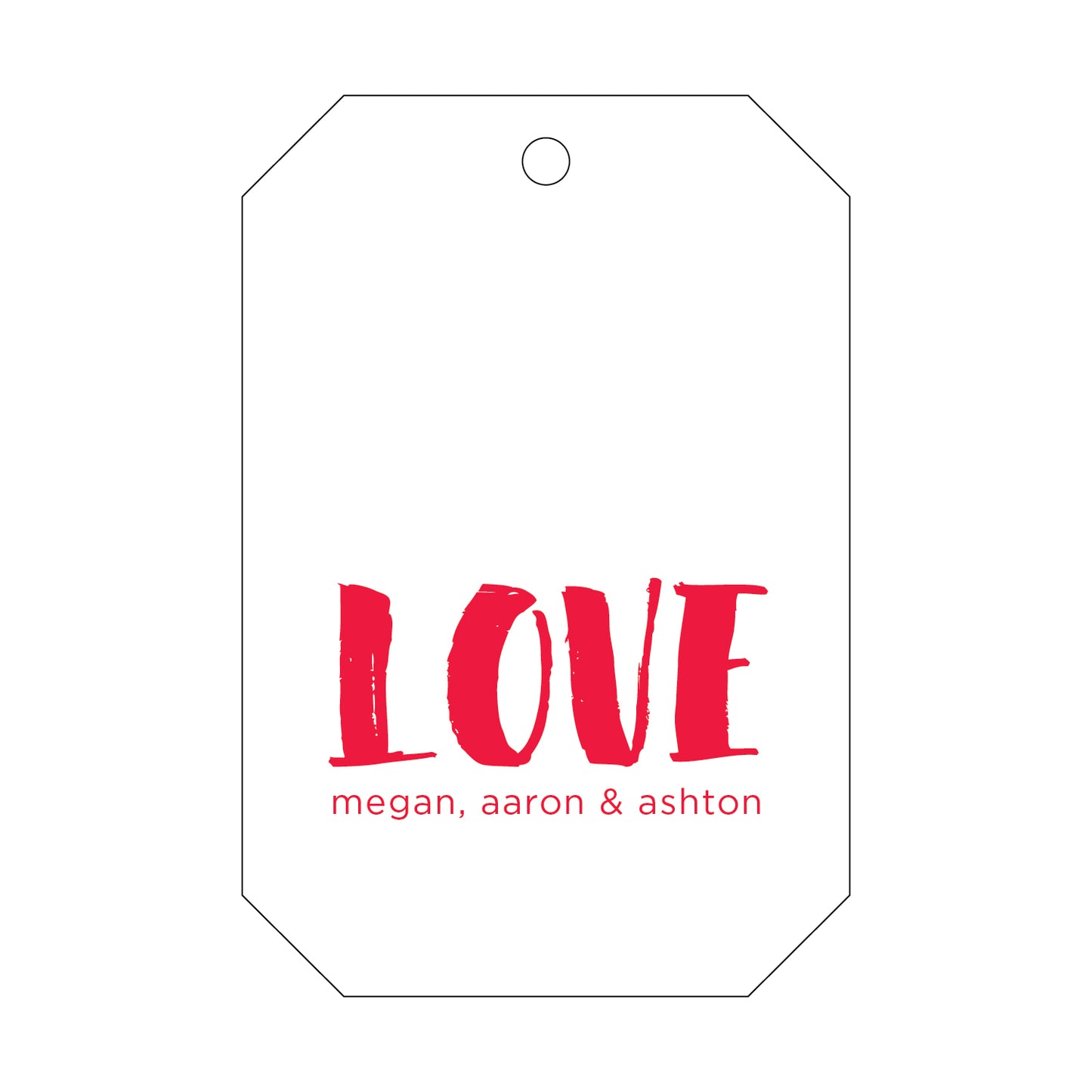 Personalized Gift Tag - T254