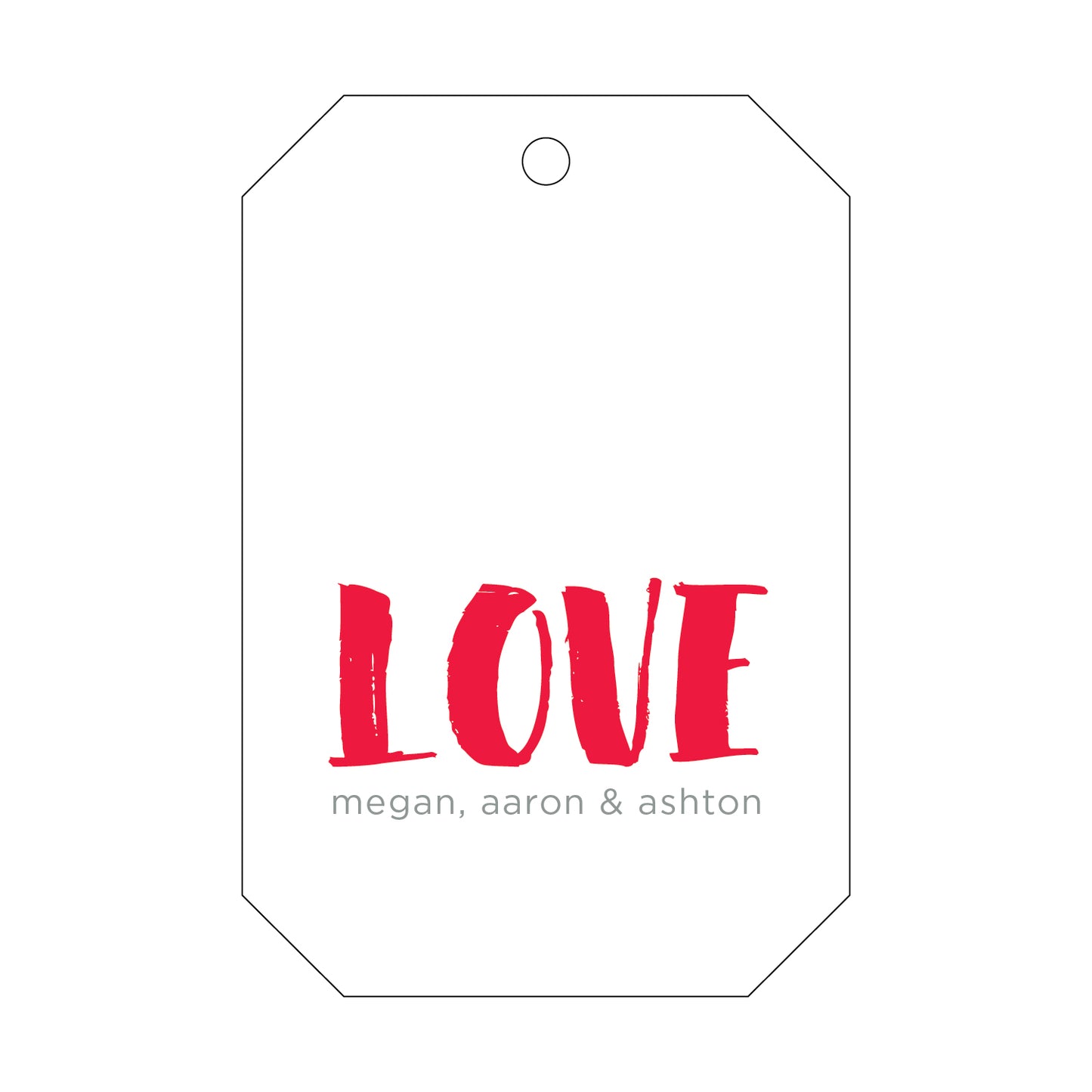 Personalized Gift Tag - T254