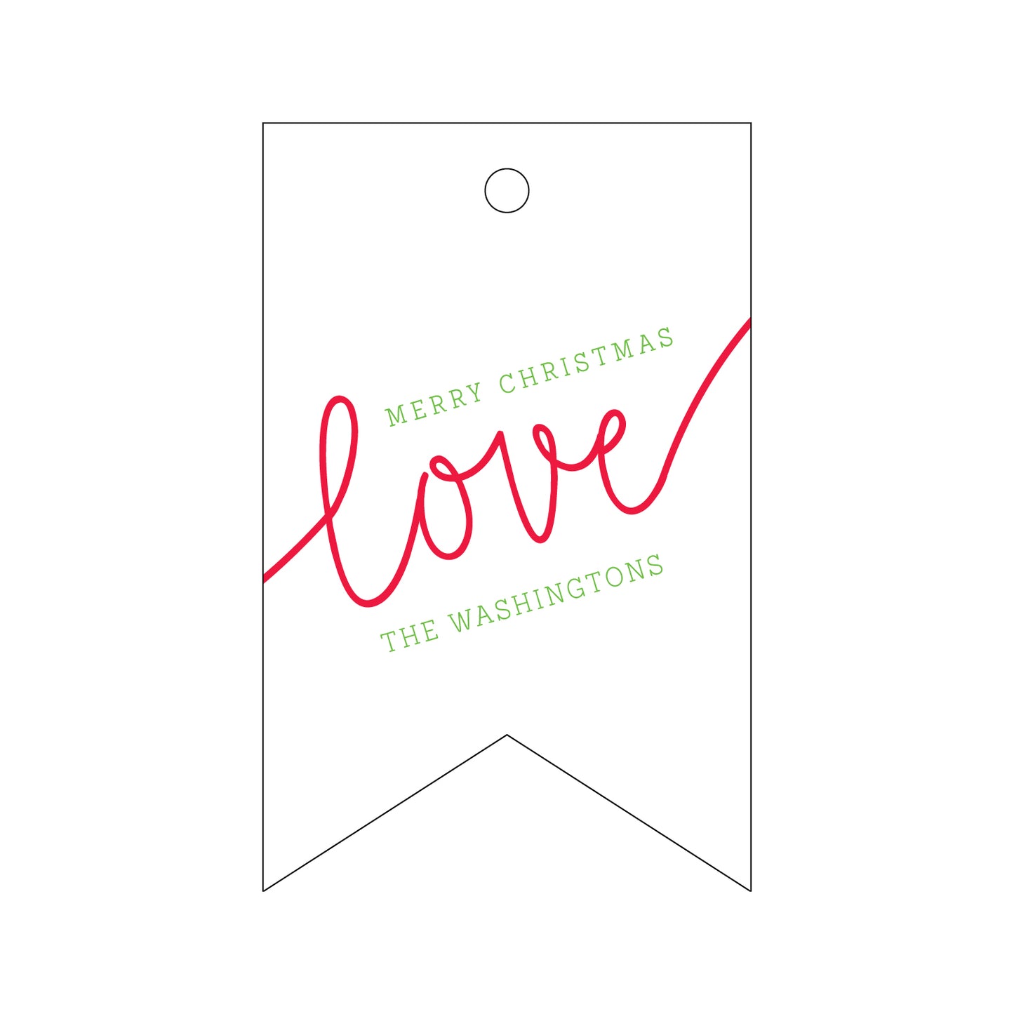 Personalized Gift Tag - T255