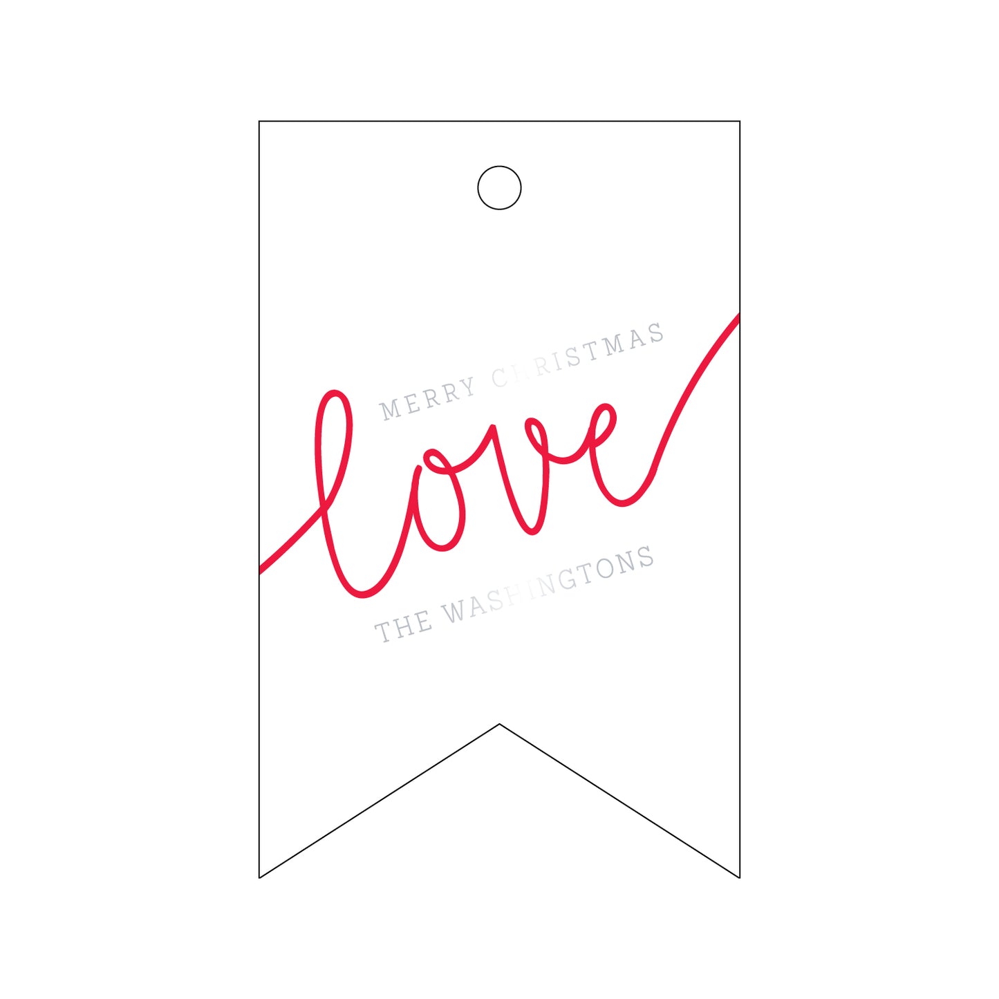 Personalized Gift Tag - T255