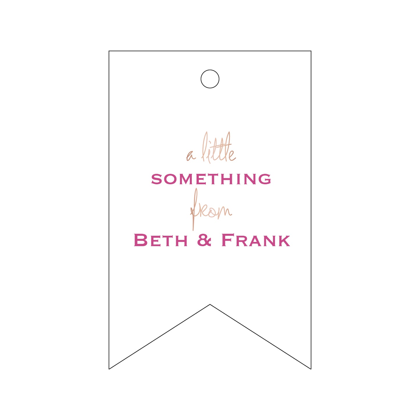 Personalized Gift Tag - T256