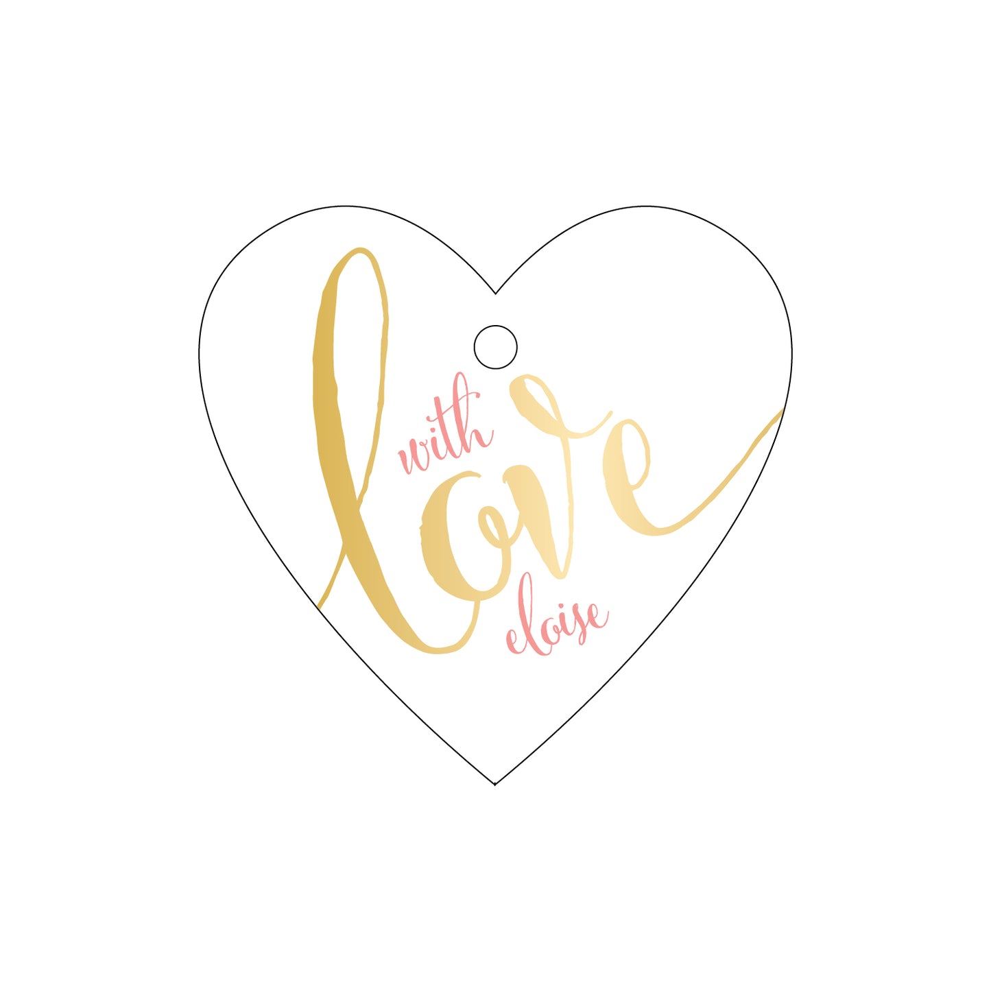 Personalized Gift Tag - T258