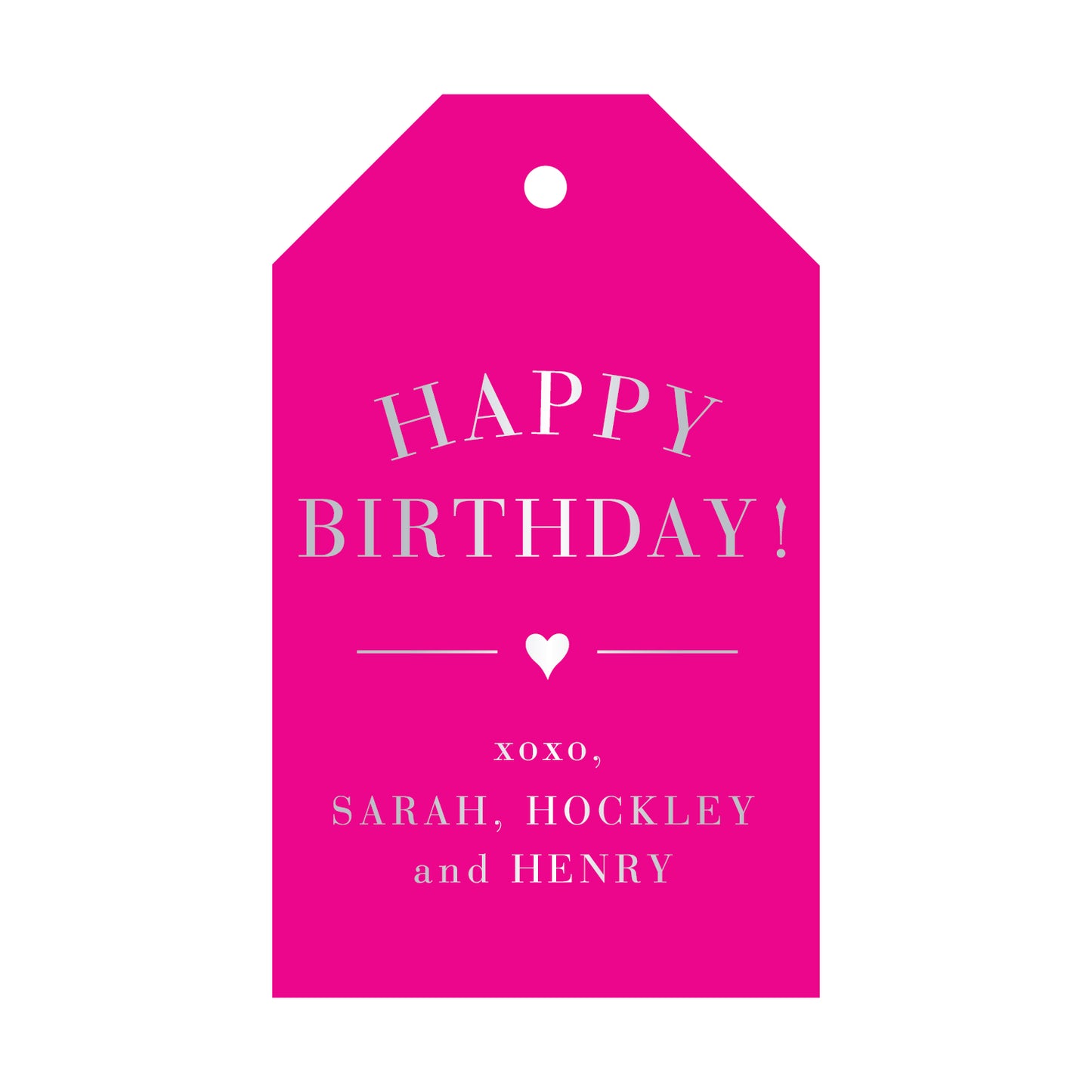 Personalized Gift Tag - T25