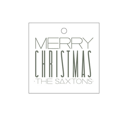 Personalized Gift Tag - T260