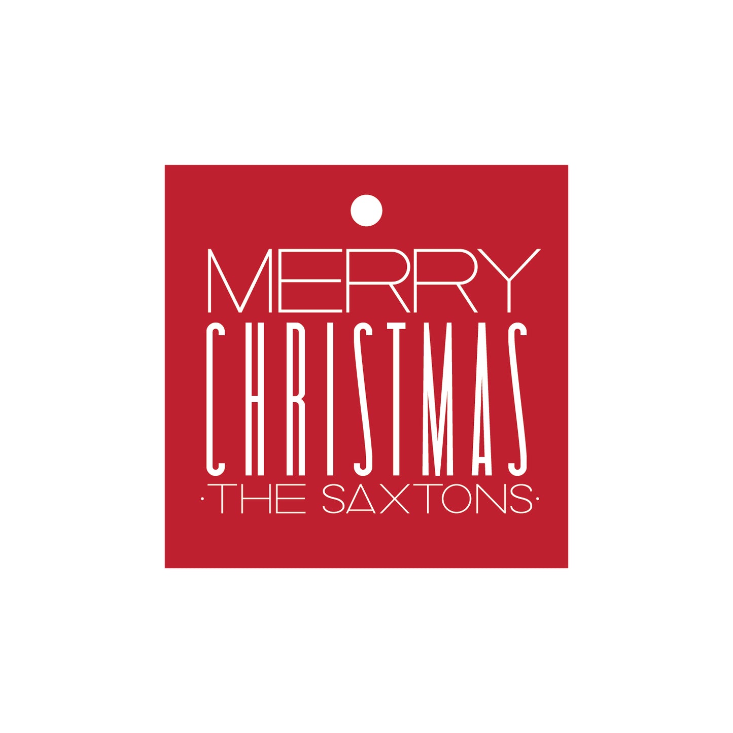 Personalized Gift Tag - T260