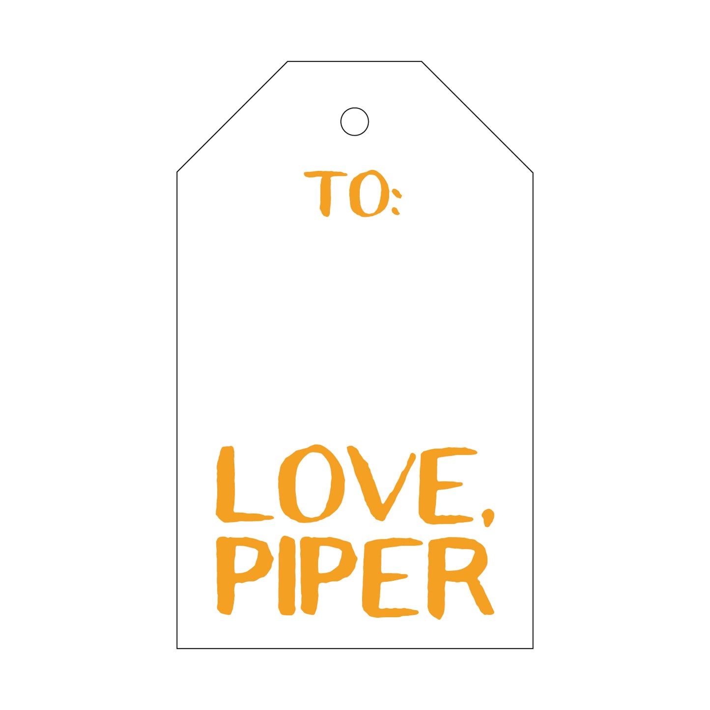 Personalized Gift Tag - T261