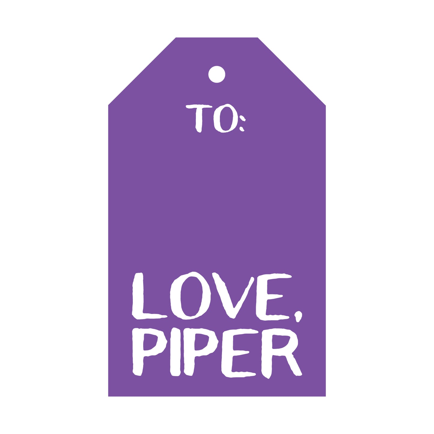 Personalized Gift Tag - T261