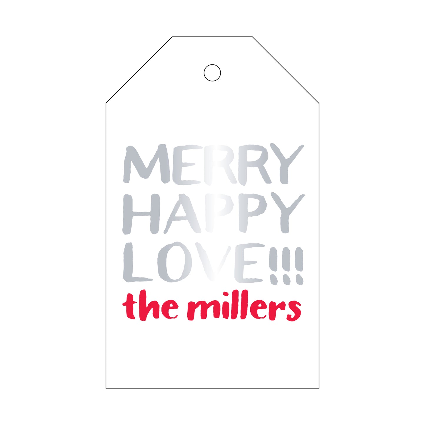 Personalized Gift Tag - T262