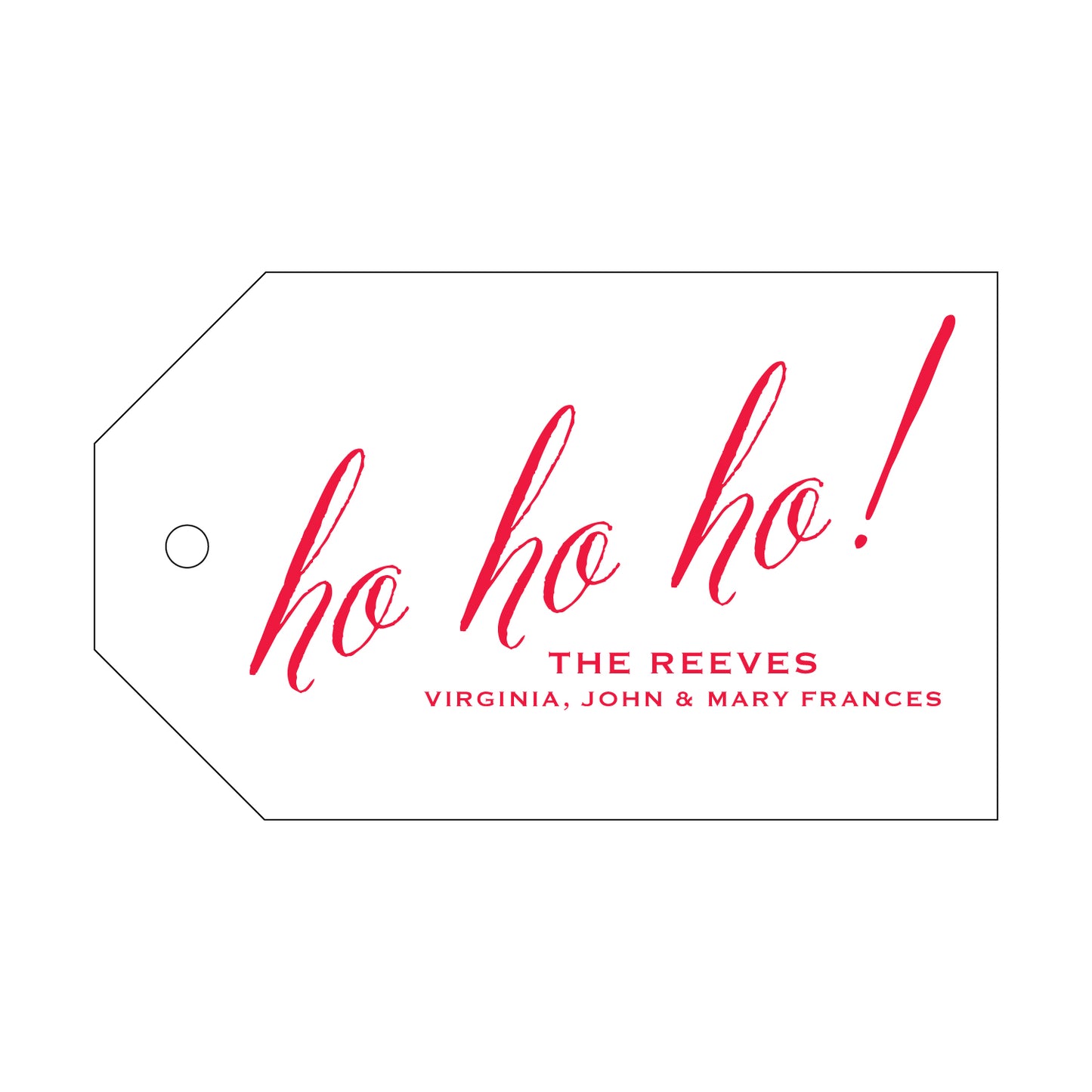 Personalized Gift Tag - T263