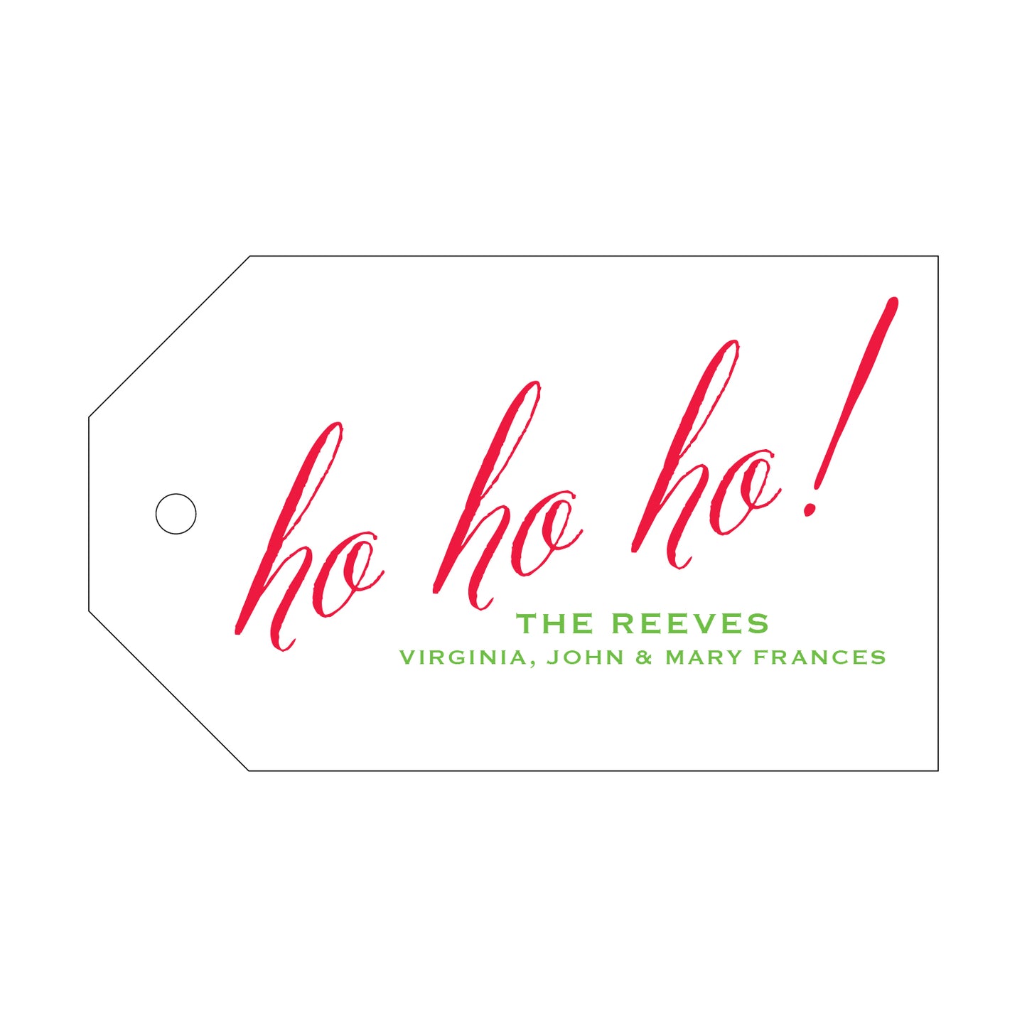 Personalized Gift Tag - T263