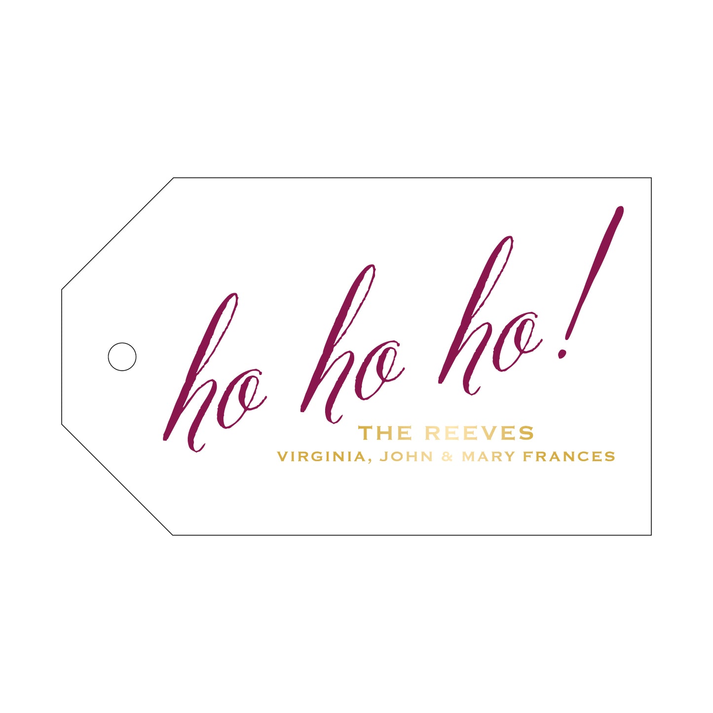 Personalized Gift Tag - T263