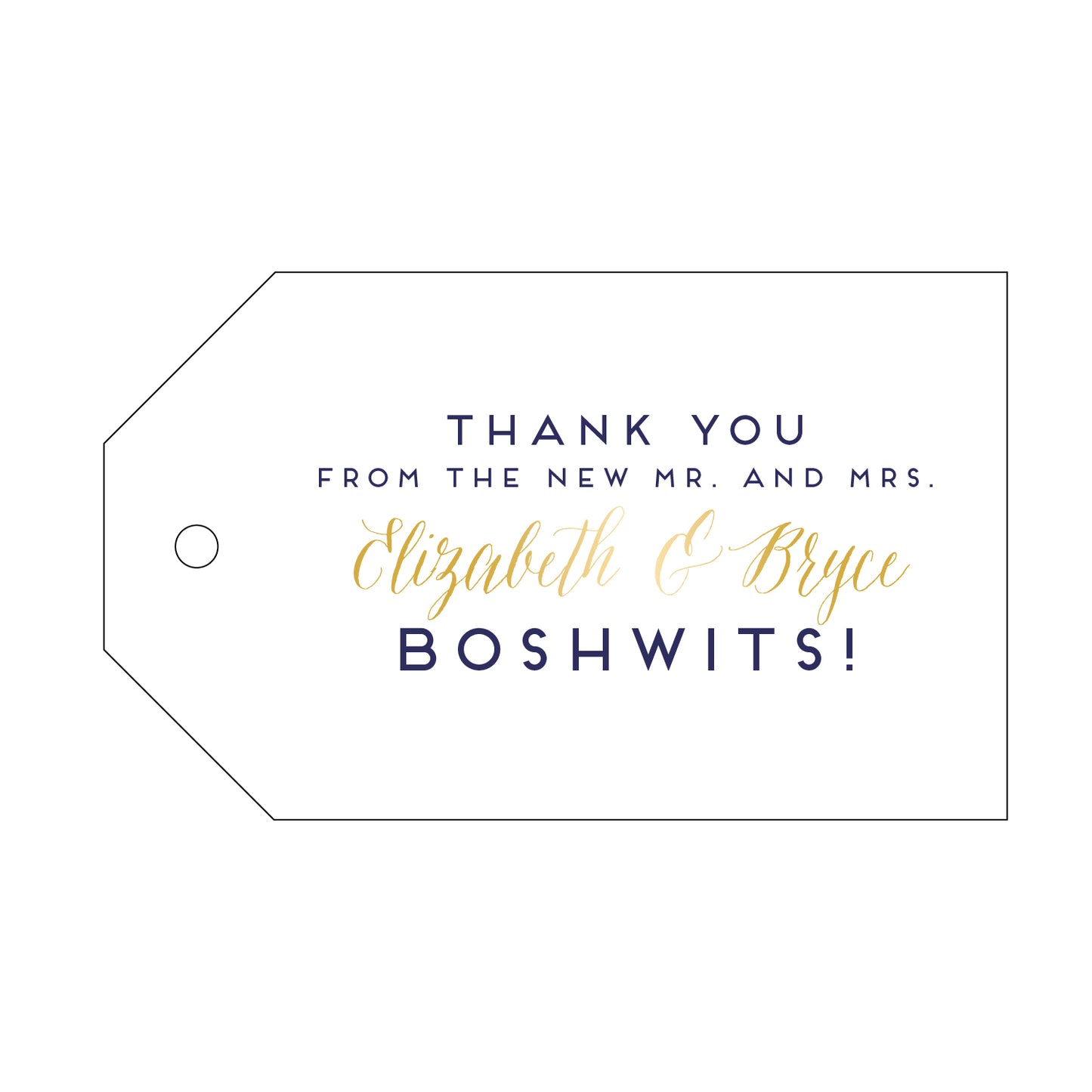 Personalized Gift Tag - T264