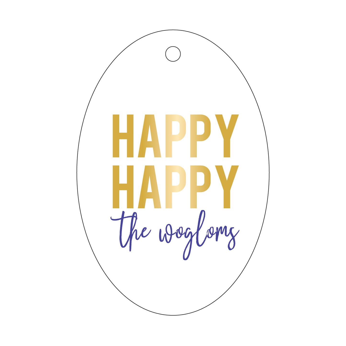 Personalized Gift Tag - T265