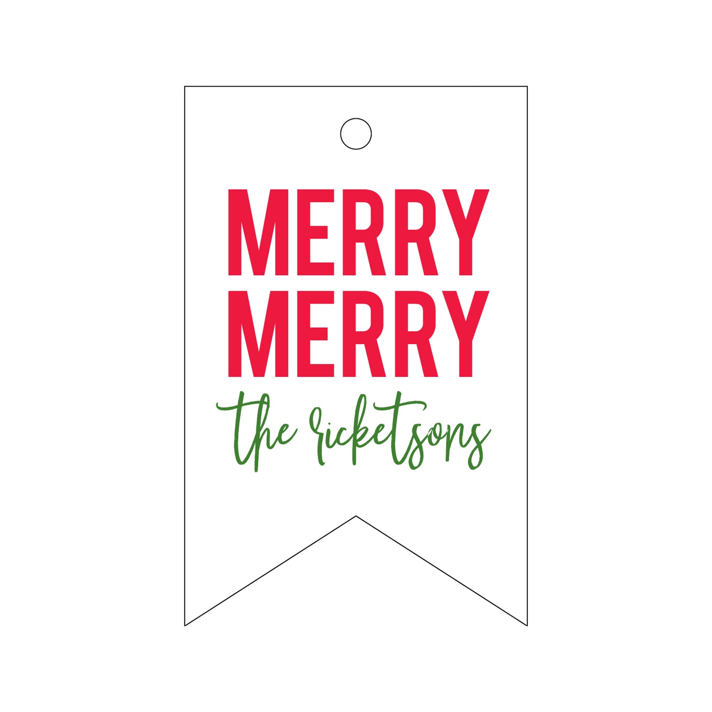 Personalized Gift Tag - T266